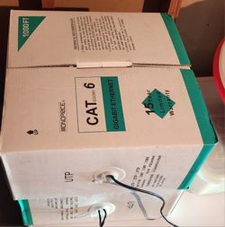 CAT Egory 6 Gigabit Cable(one New + One Like New>