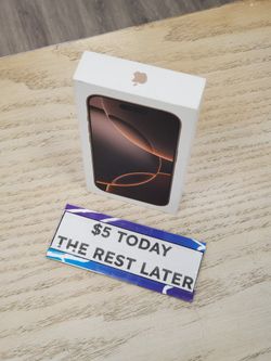 Apple iPhone 16 Pro Max 5G Brand New Unlocked - $5 DOWN TODAY, NO CREDIT NEEDED - WARRANTY INCLUDED