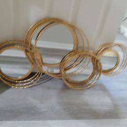 EXTRALARGE Brass Mirror Decor
