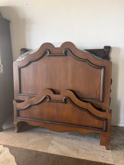 Solid Wood Queen Bed Frame