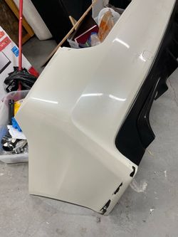 2015 WRX Rear Bumper OEM Crystal White Pearl