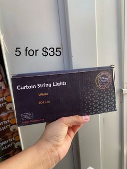 Curtain string lights, Halloween lights, Christmas lights, Luces de cadena de cortina, luces de Halloween, luces de Navidad