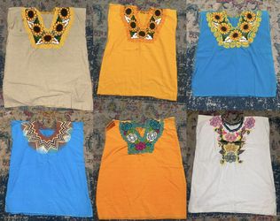 Embroidered Tops From Mexico