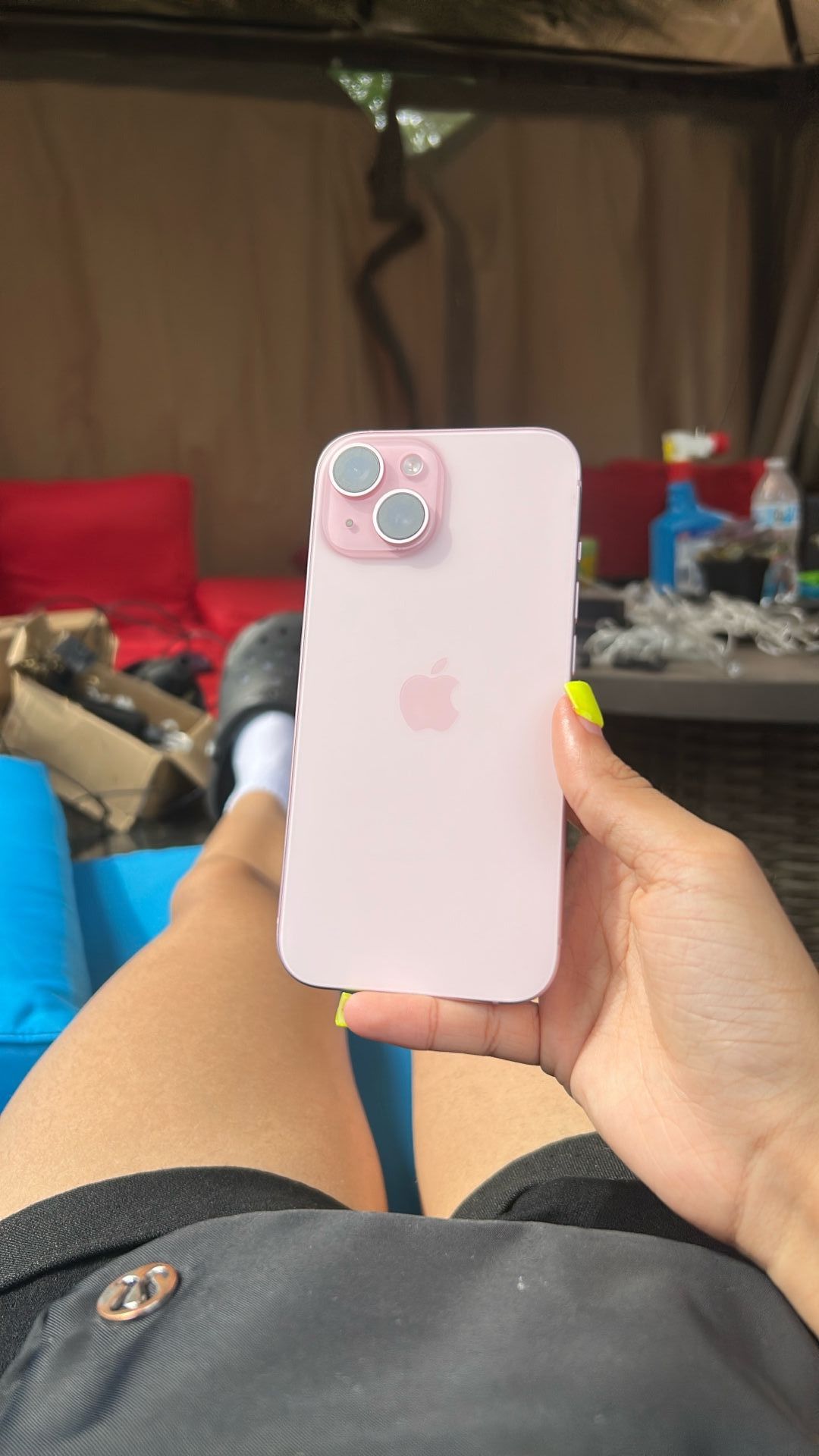 Pink iPhone 15