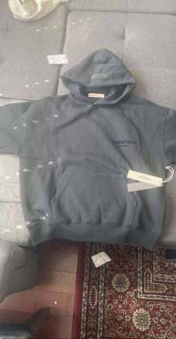grey Size M Essentials Hoodie