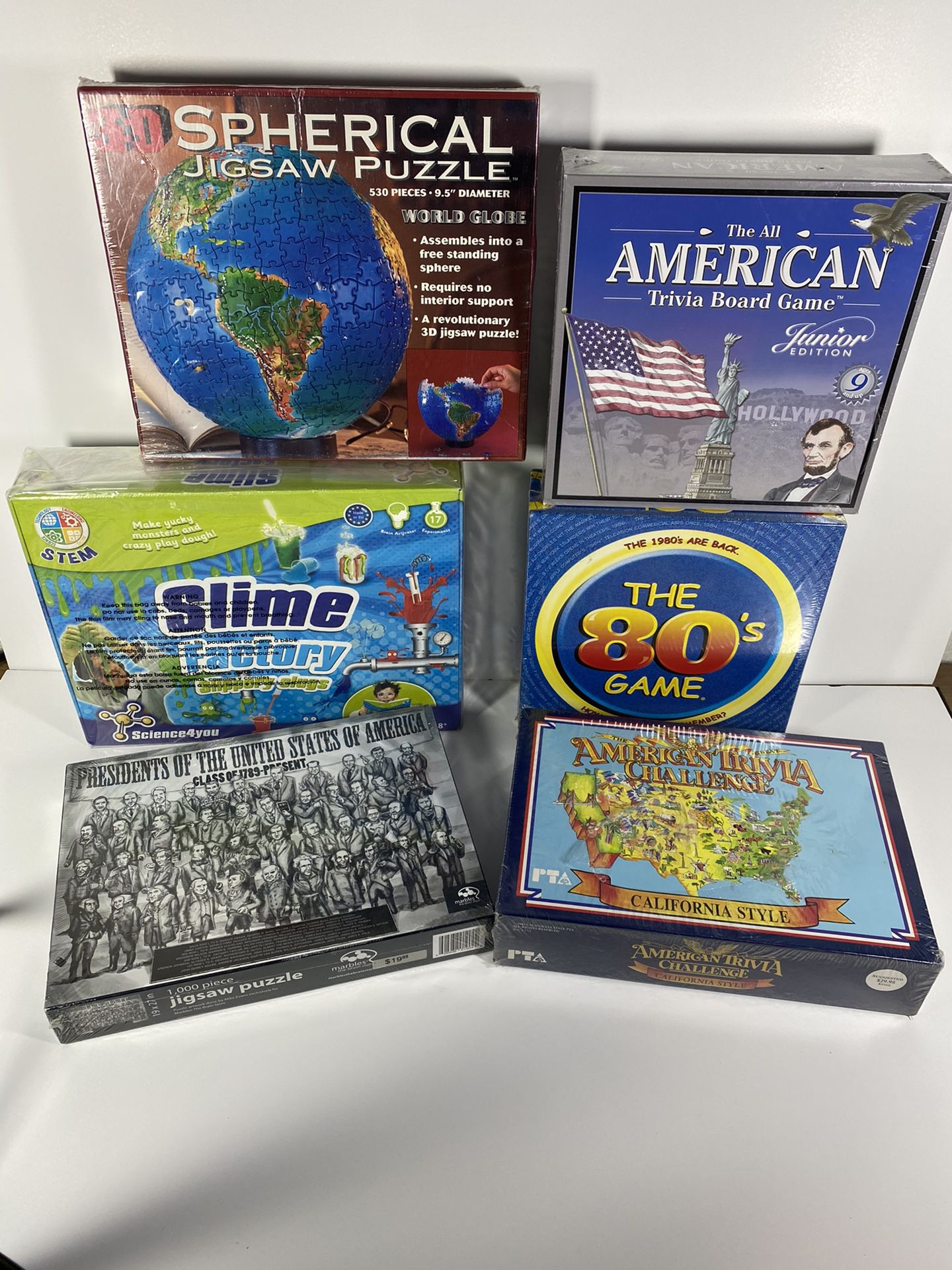 Games Puzzles Slime Kit Trivia Kids Education