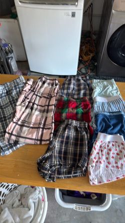 Mixed Lot of Pajama Shorts and Bottoms