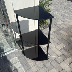 Black Glass Shelf 