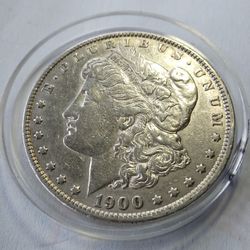 1900 P XF+ MORGAN PINGCOIN TESTED 