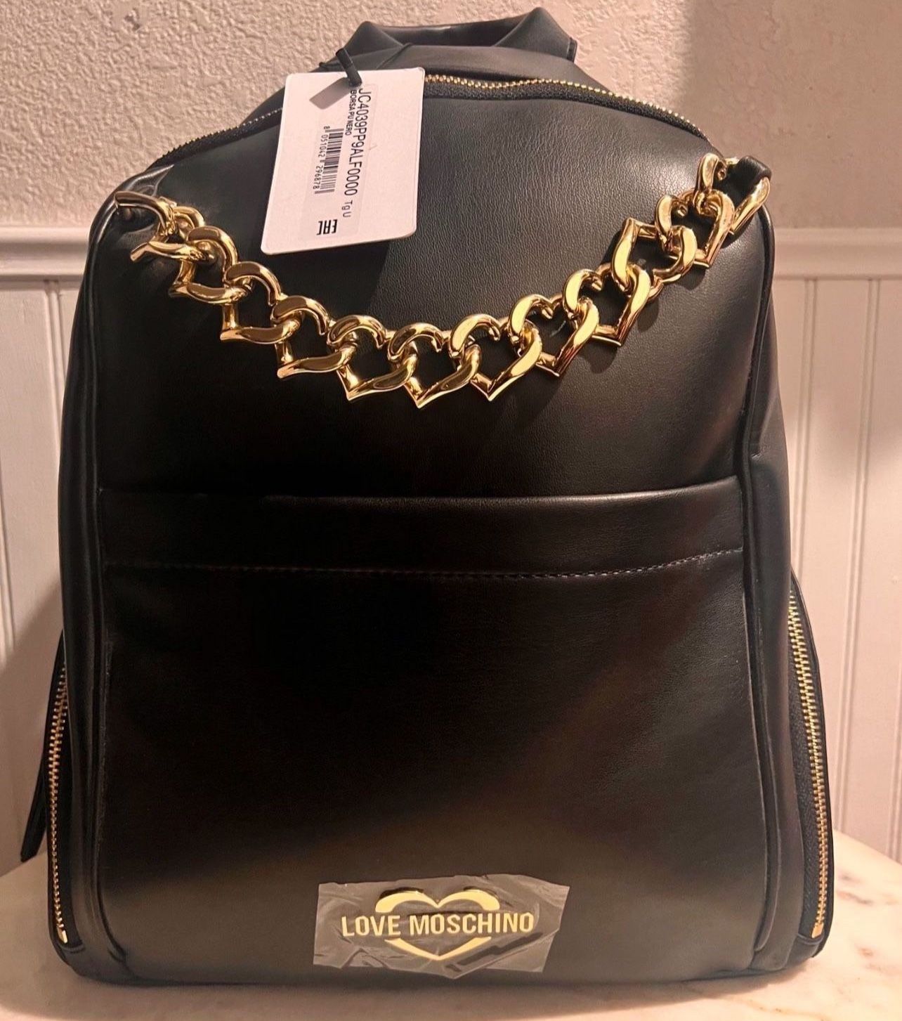 Love Moschino black backpack