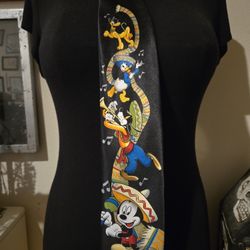 Vintage Disney Mickey FIESTA Tie 
