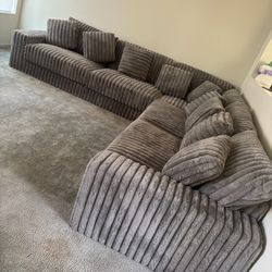 Jumbo Curdoroy Sectional 5 Colors Avail (Picture Is Customer )