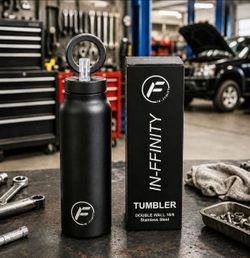 24 oz Insulated Tumbler – Keeps Drinks Hot & Cold – Available in Black– 1 Pack