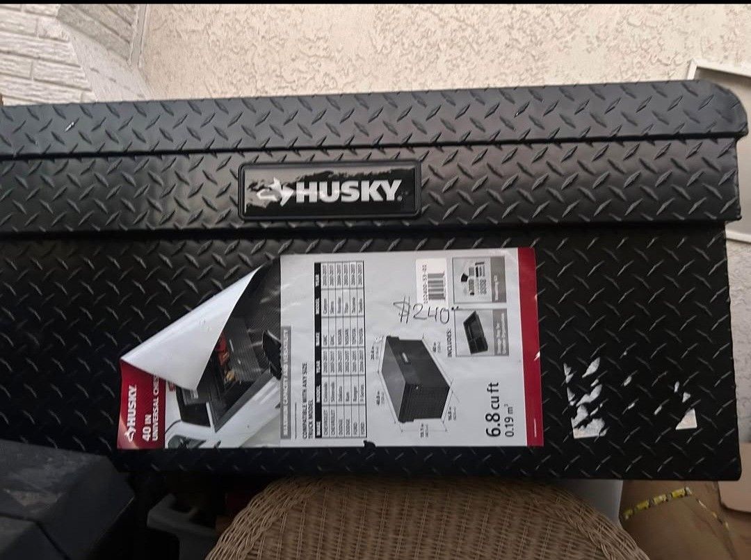 New Tool Box In Husky Has Small Dent