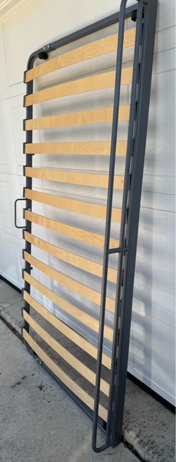 Twin trundle roll out bed frame