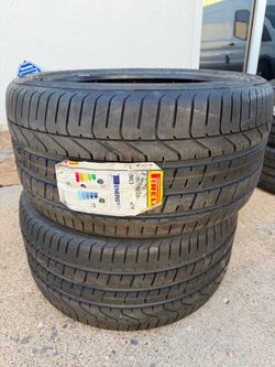 (2) 285/35/18 Pirelli tires