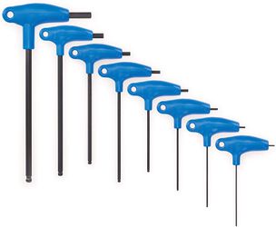 Park Tool PH-1.2 P-Handle Hex Wrench Set 2mm to 10mm - $65

 Thumbnail