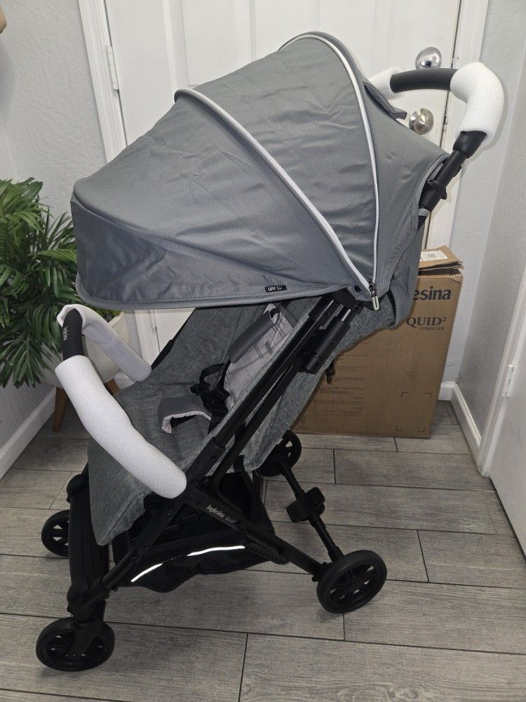 Inglesina Quid 2 Stroller - Elephant Gray - Ultra Compact Lightweight Travel Stroller, carreola