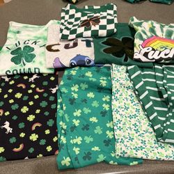 New Lot Of 9 Girls St. Patrick’s 🍀Clothes Size 14/16 Please Read Entire Post Before Messaging 