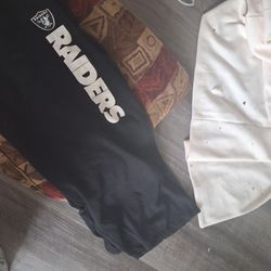 KING SIZE BRAND * RAIDERS * FLEECE BOTTOMS 6XL PLUS SIZE!