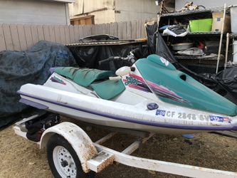 97 seadoo gti For parts or complete no. Trailer