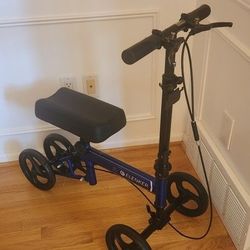 Elenker Knee Scooter Dual Braking System Holds300 Lbs 4'9" 6"6"