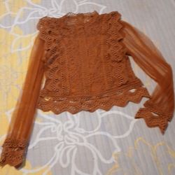 Size L Women Cute Long Sleeve Shirt 