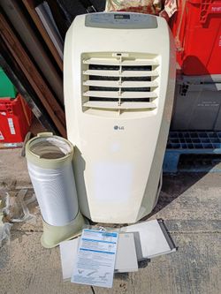 LG 10,000 BTU Portable Air Conditioner AC Unit with Hose & Window Kit - Works Great!