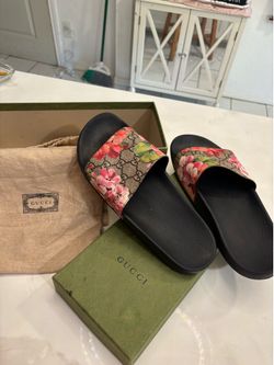 Gucci Floral Slides