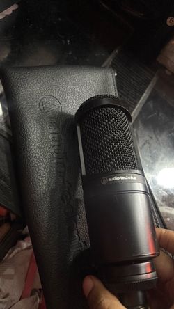 Audio-Technica AT2020 Cardioid Condenser Studio XLR Microphone,
