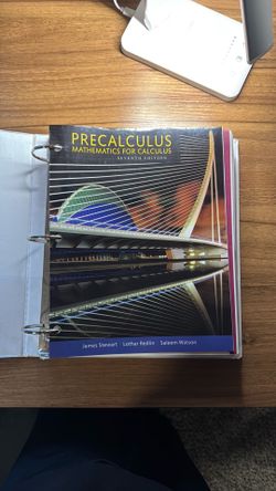 Precalculus mathematics for calculus seventh edition