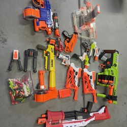 nerf guns- add ons- ammo