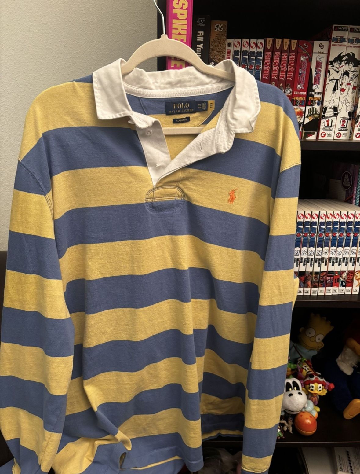 Polo Striped Rugby Sz 2XL