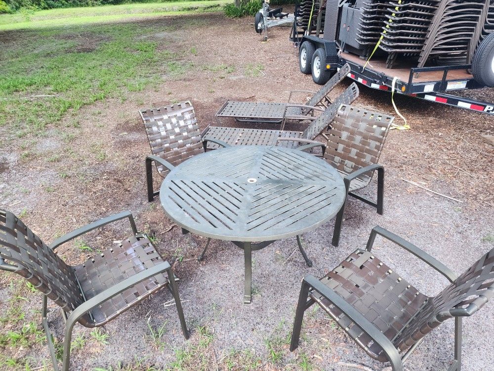 Patio Furniture - All Aluminum Commercial Grade