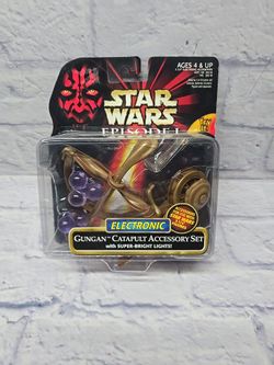 Star Wars Episode 1 Electronic Gungan Catapult Accessory Set Phantom Menace