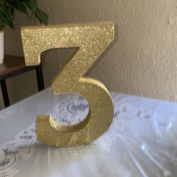 Number Three Decor