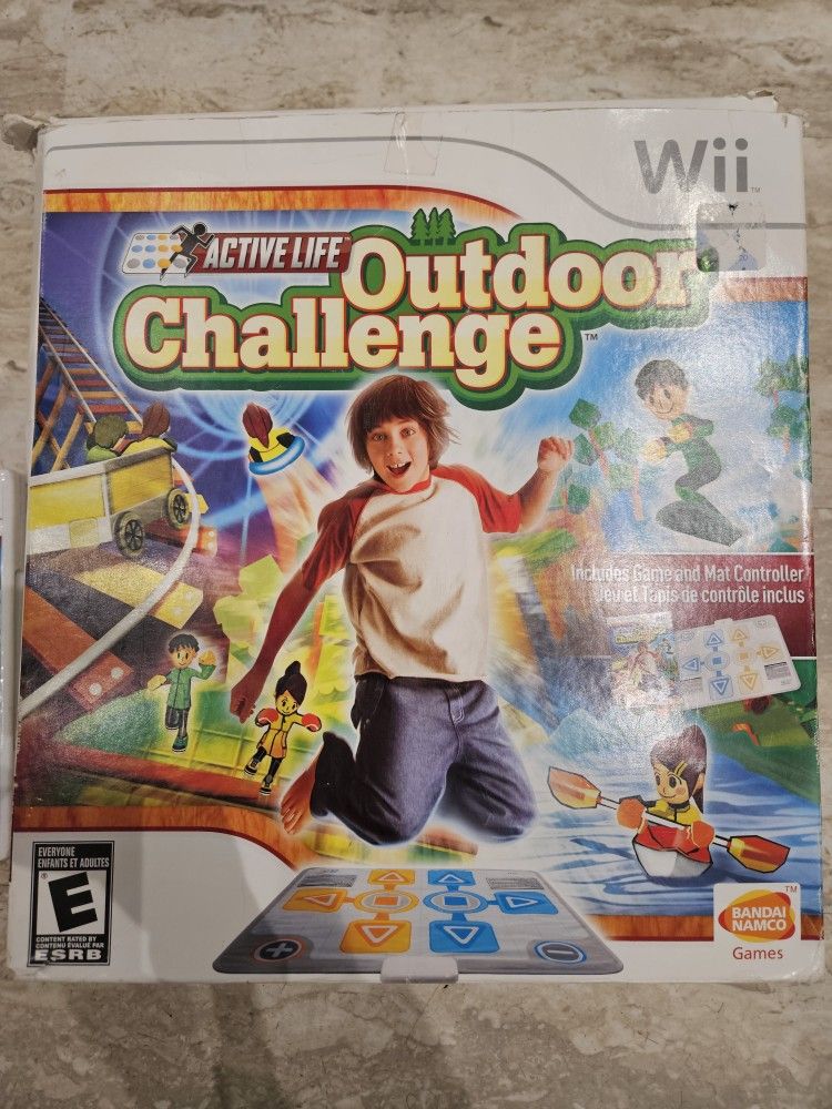Nintendo Wii Active Life Outdoor Challenge Bundle Includes Game And Mat Controller
