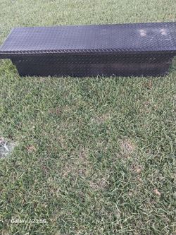 Aluminum black truck tool box