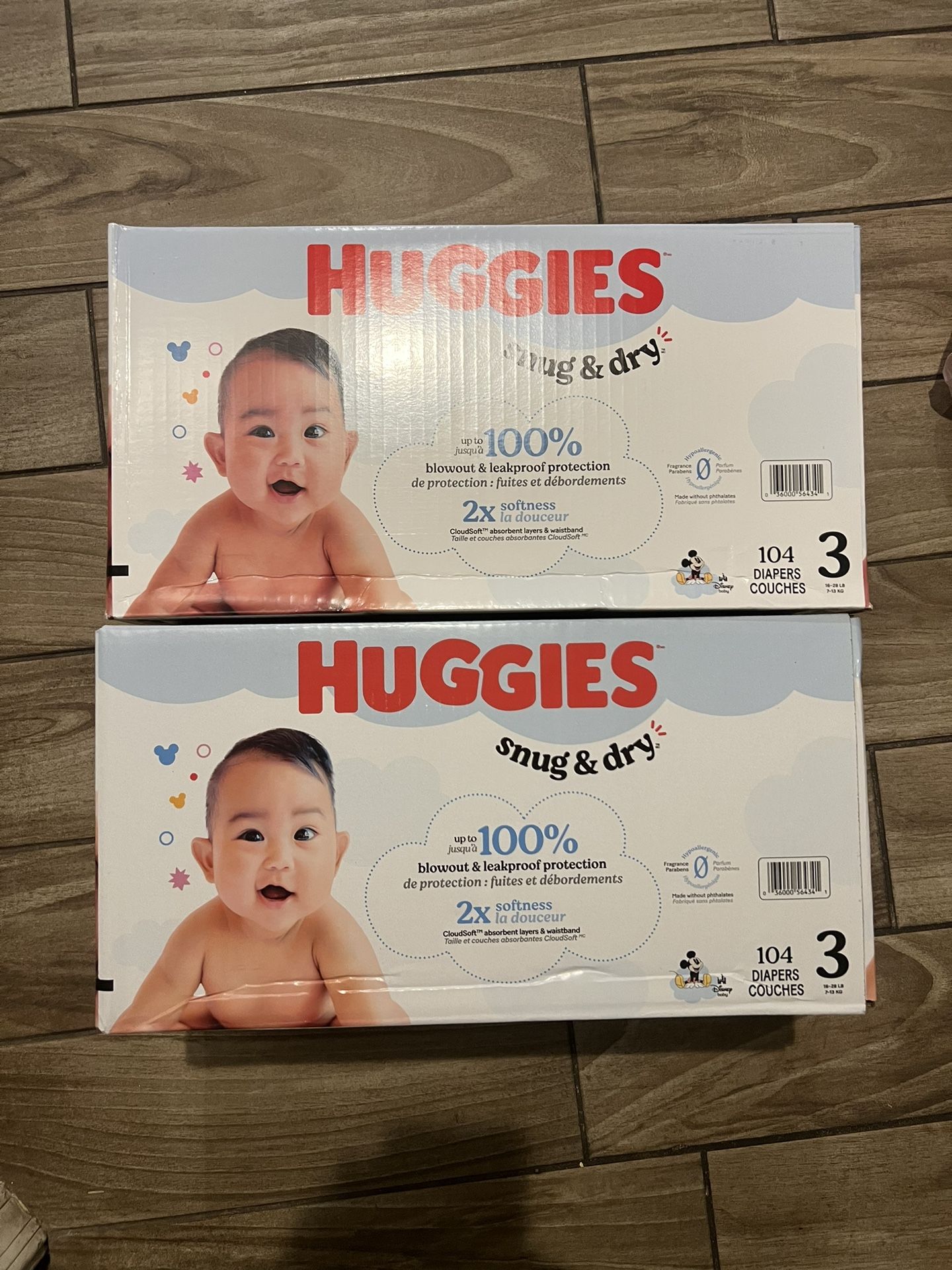 Huggies Diapers 2 X $50