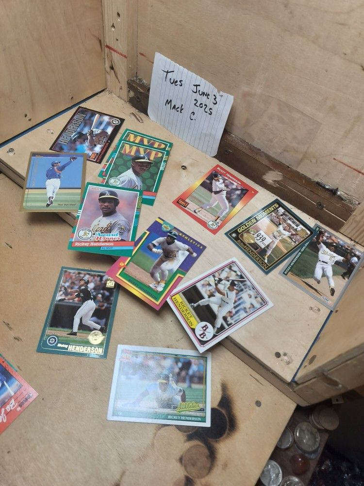 Rickey Henderson Lot