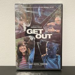 Get Out DVD NEW SEALED Horror Movie Jordan Peele Blumhouse 2016