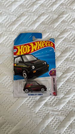 '85 Honda City Turbo II 105/250 JJJ66 Hot Wheels 2026 Compact Kings 4/10 black