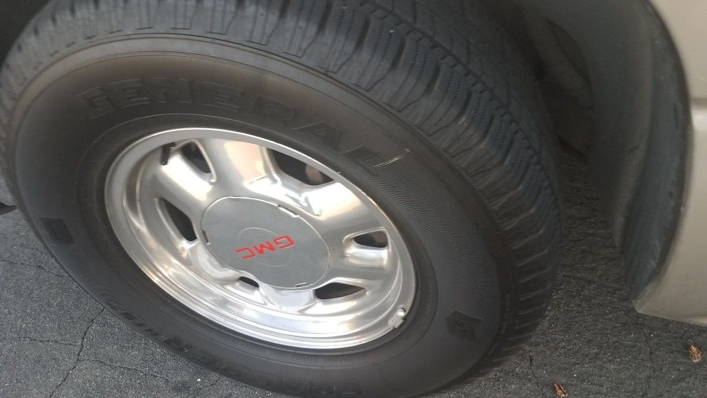 GMC wheels, RIms and Tires good condition