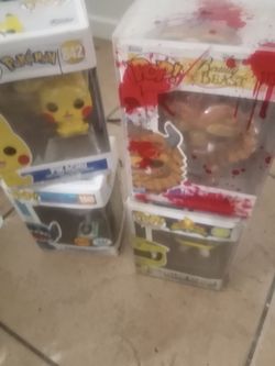 Funko pops original hard cover and the yellow power ranger I'll 40 for hard cover