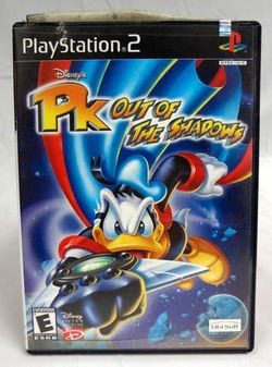 Disney's PK Out of the Shadows Sony Playsation 2 Complete in Box Black Label!