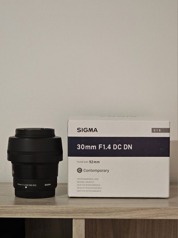 Sigma 30mm F1.4 DC DN For X Mount - Fuji