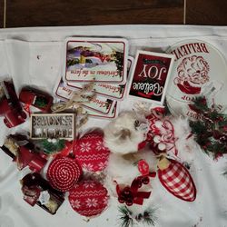 Red and White Ornaments