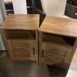 🔴Farmhouse Nightstand