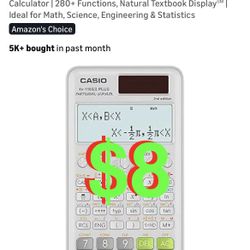 Casio fx-115ES Plus 2nd Edition – Advanced Scientific Calculator | 280+ Functions, Natural Textbook Display℠ | Ideal for Math, Science, Engineering & 