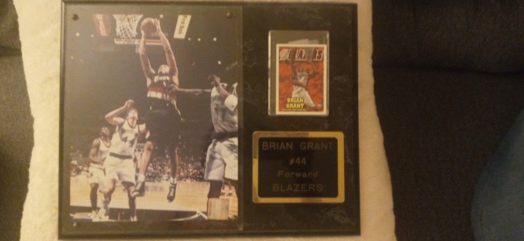 ****Blazers--BRIAN GRANT #44 (Plaque)